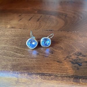 Brighton Venusian Earrings - purple stones